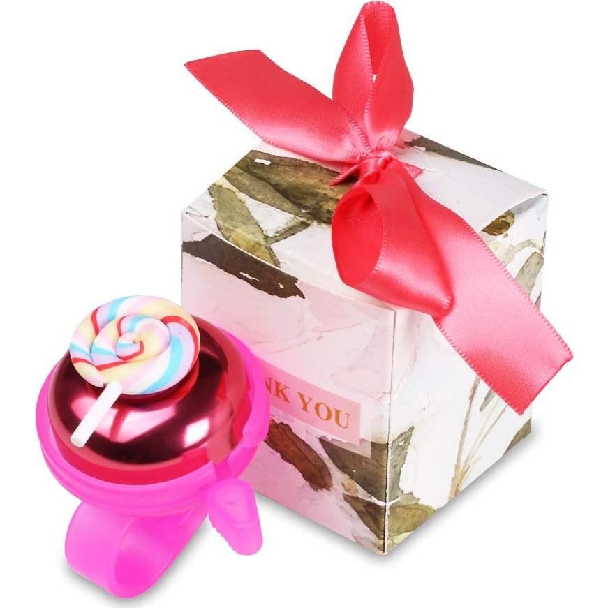 Timbre de Bicicleta Mini-Fábrica Lollipop Rosa 3D