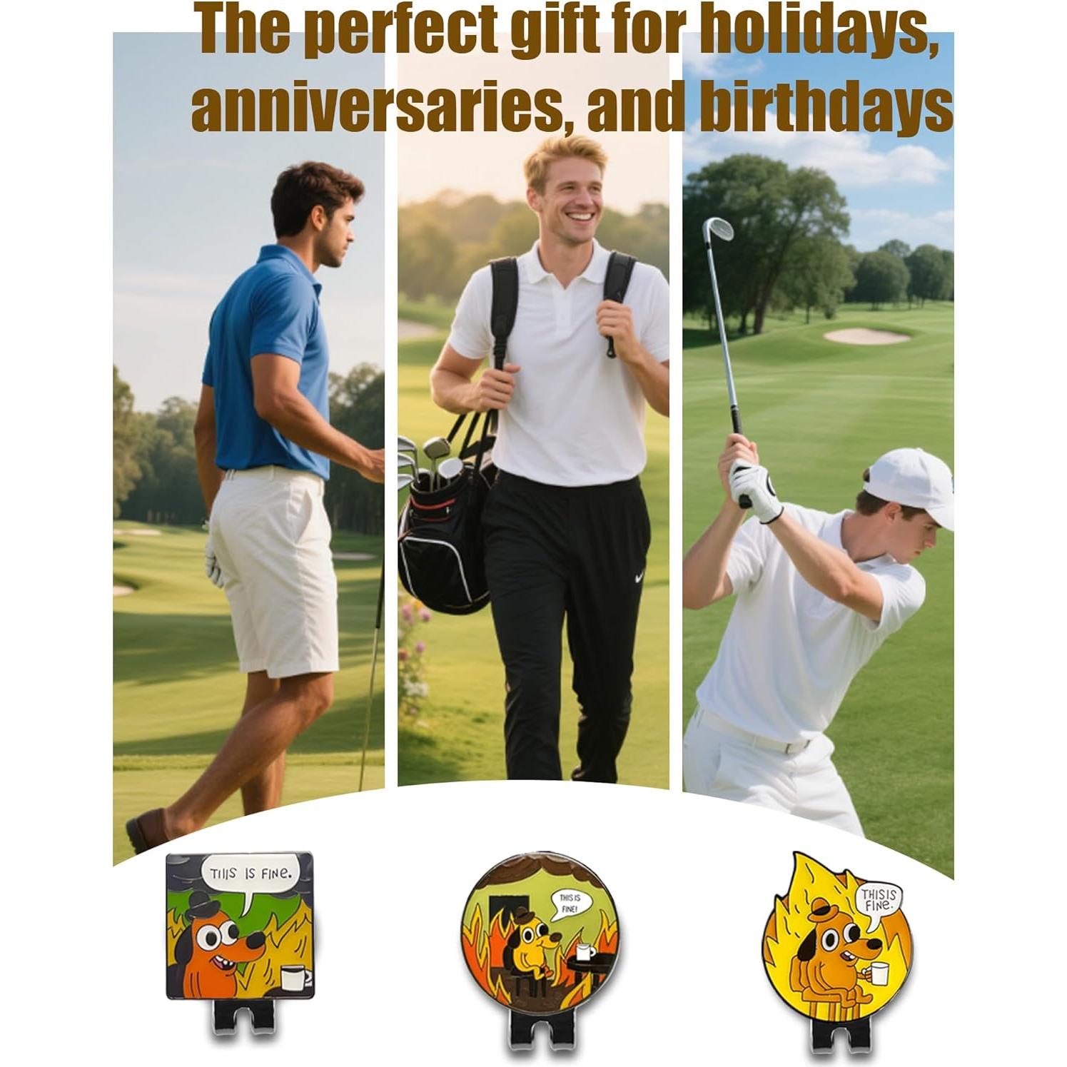 Marcador de Pelota de Golf BSTWARM TIFGF01 con Clip Magnético