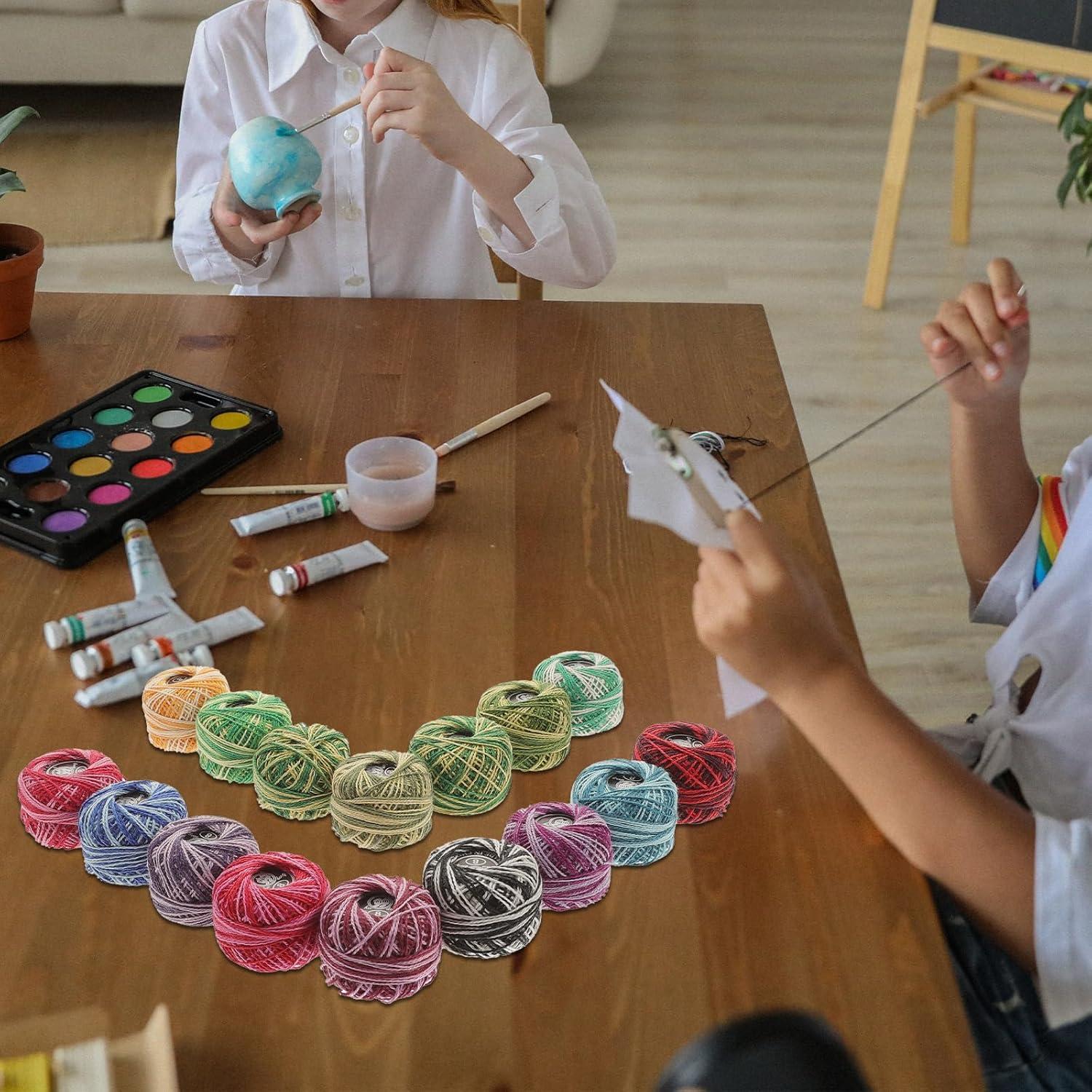 Kit de Fabricación de Pulseras Beavorty 16 Hilos Algodón