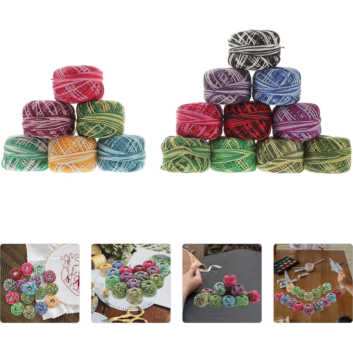 Kit de Fabricación de Pulseras Beavorty 16 Hilos Algodón