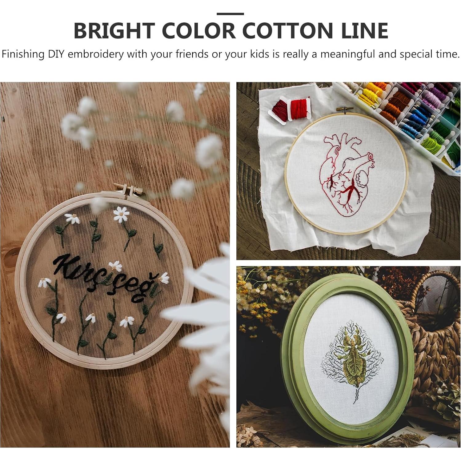 Kit de Fabricación de Pulseras Beavorty 16 Hilos Algodón