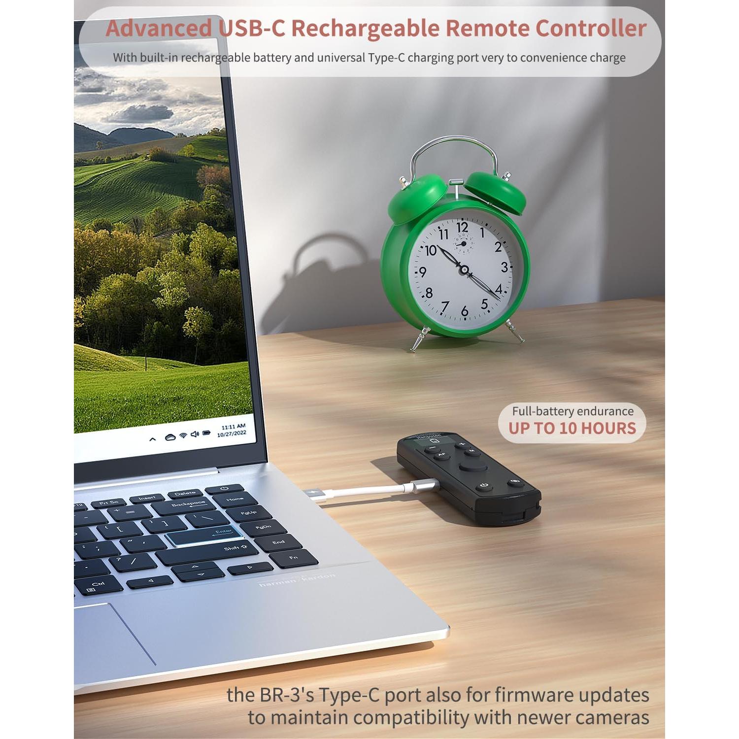 Control Remoto Inalámbrico Hanpusen para Cámara Canon BR-3C