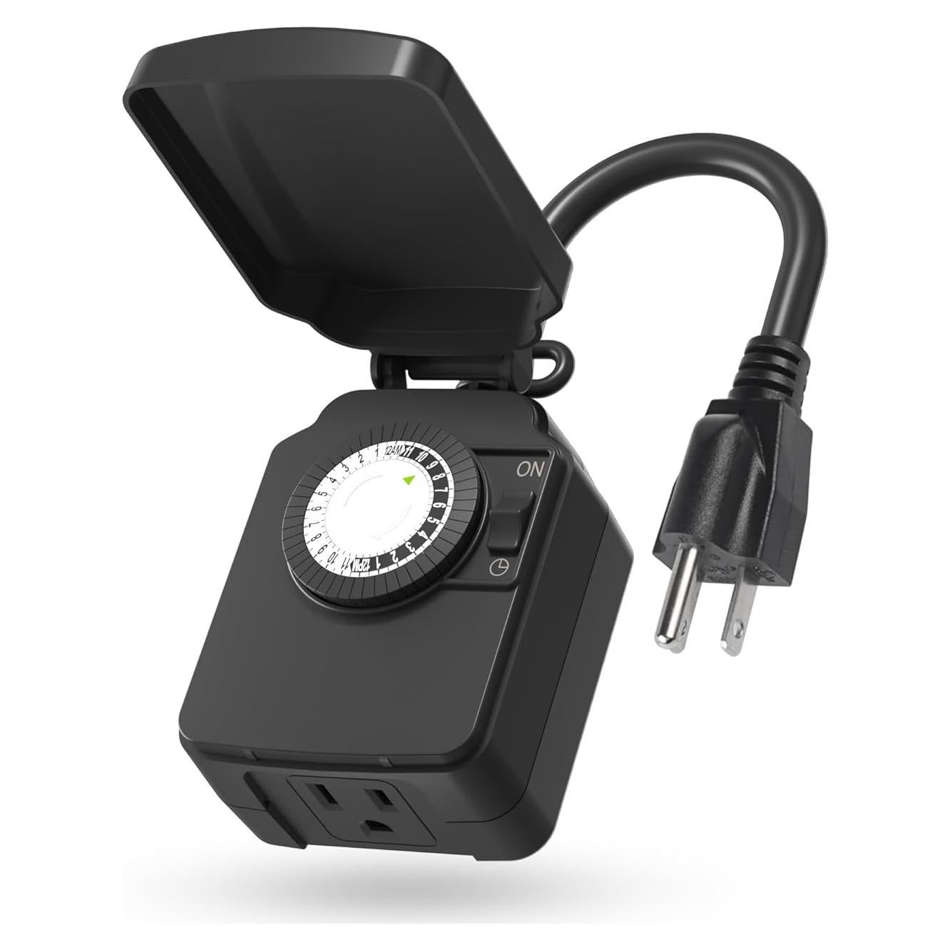 Temporizador Mecánico Exterior BN-LINK 24 Horas 15A Impermeable