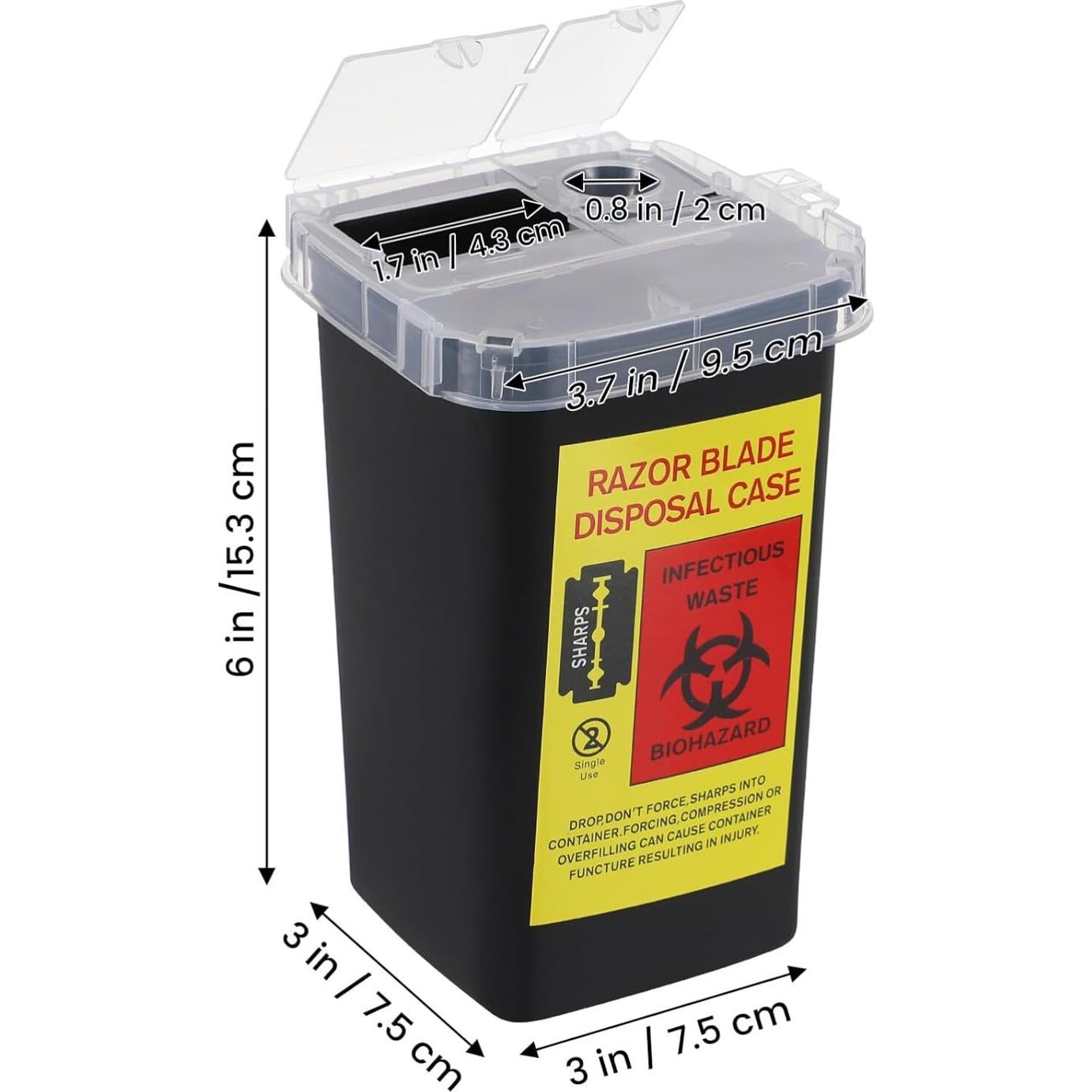 Caja dispensadora de cuchillas Beaupretty 16x10 cm para barbería