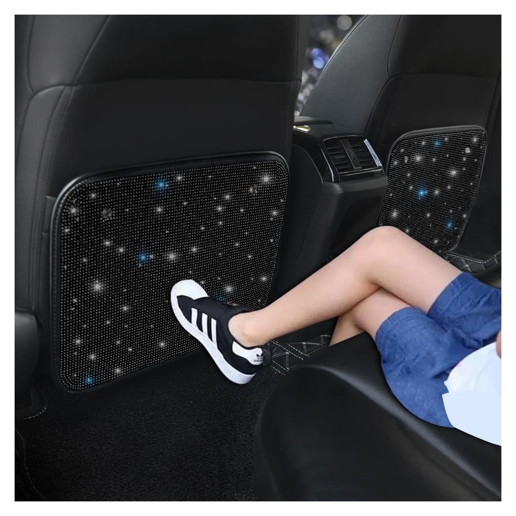 Protector de Asientos Traseros Pirador Negro 2 Pcs 35x44 cm