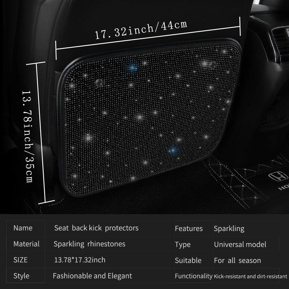 Protector de Asientos Traseros Pirador Negro 2 Pcs 35x44 cm
