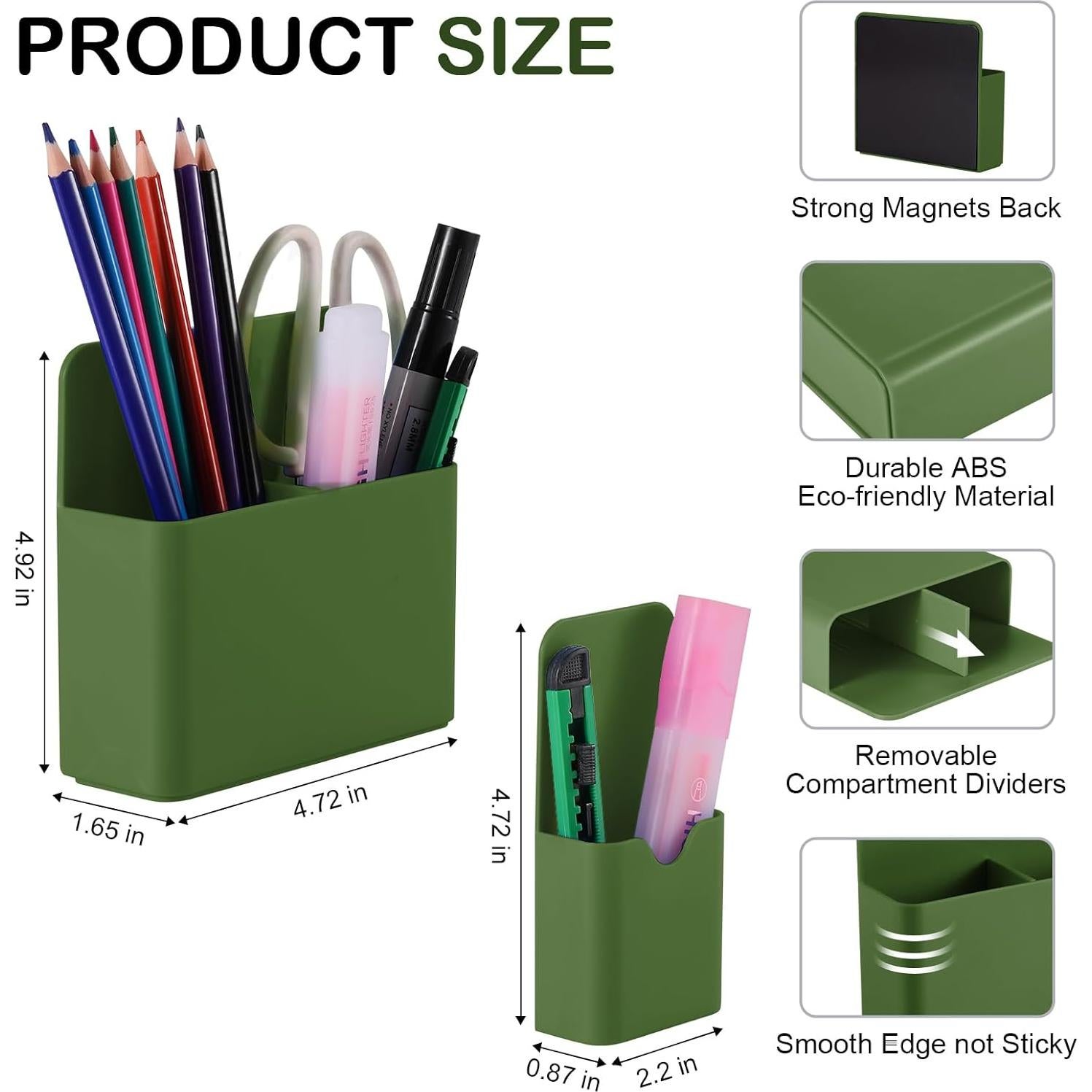 Soporte Magnético para Lápices KITANIS - 2 Unidades Ajustables