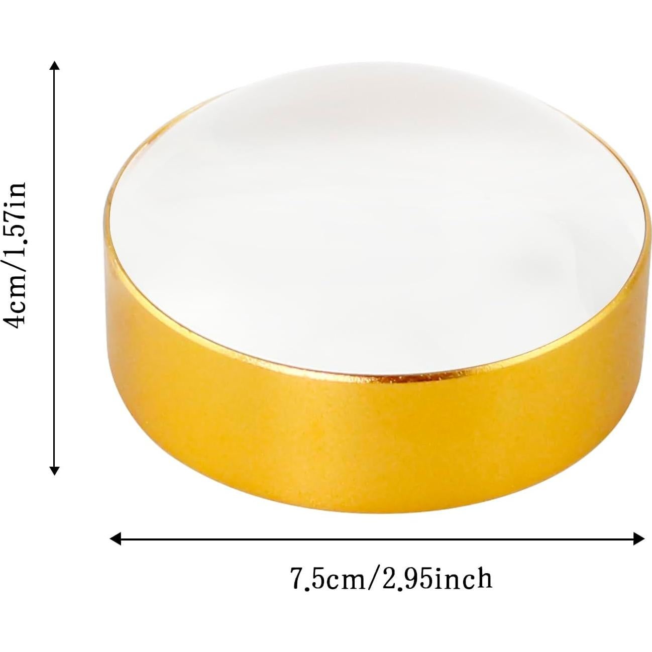 Lupa de Peso de Papel Beileshi 5X 75mm Cristal Abovedado