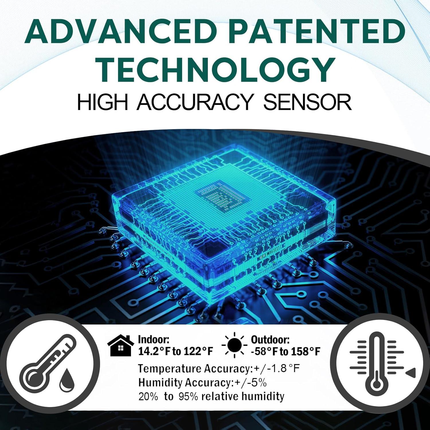 Estación Meteorológica Inalámbrica OBET B66 con 3 Sensores