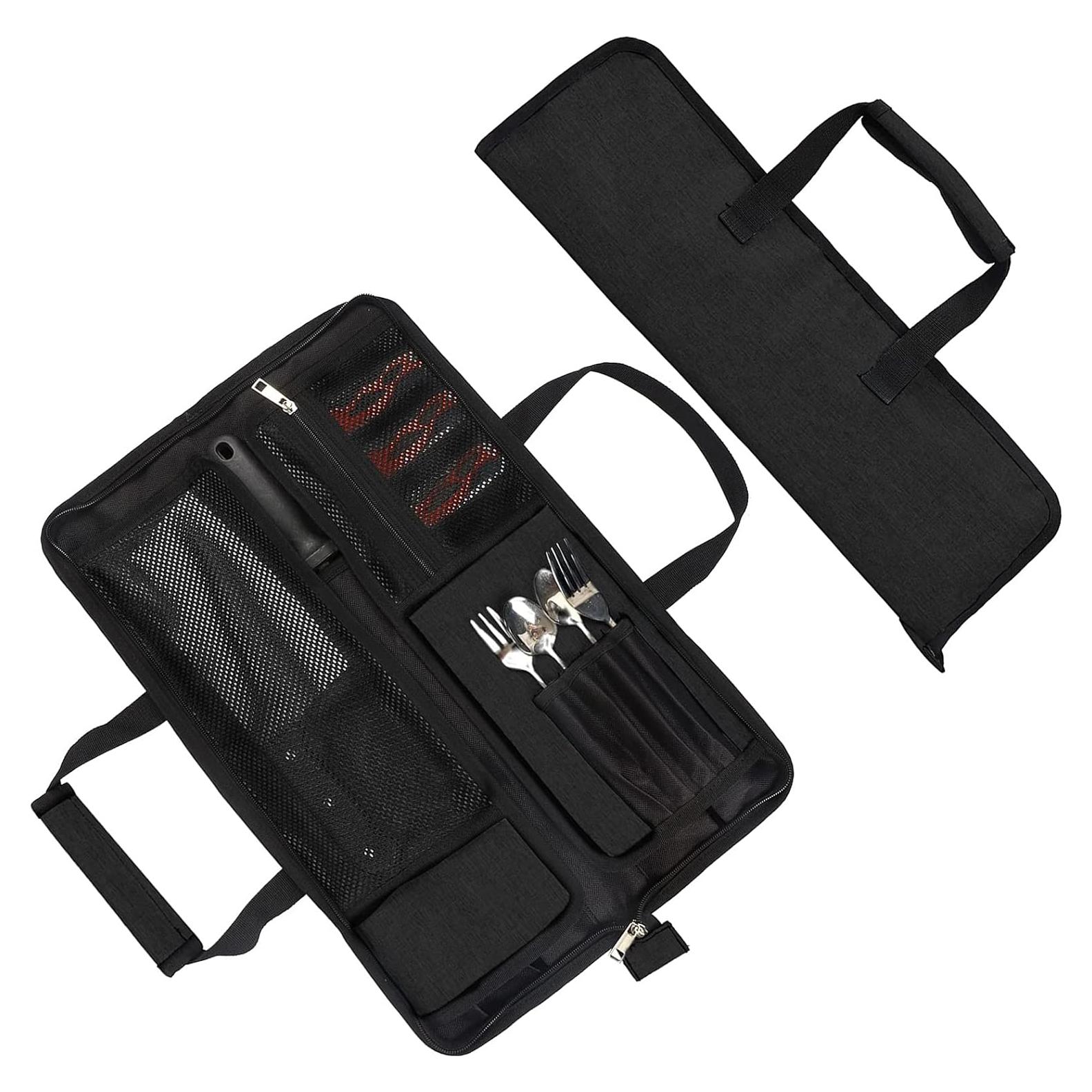 Bolsa para Cuchillos de Chef Qchengsan 45.72x27.94 cm Negra