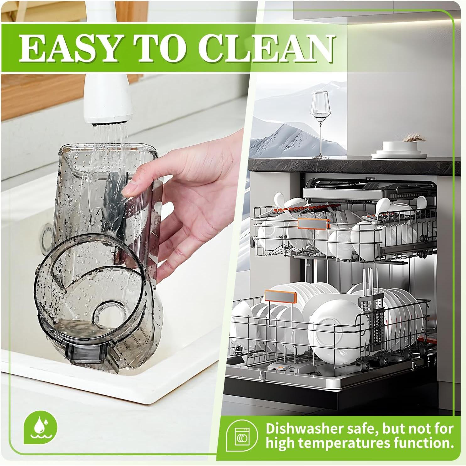 Rallador de Queso Eléctrico Enleber con 6 Cuchillas Intercambiables