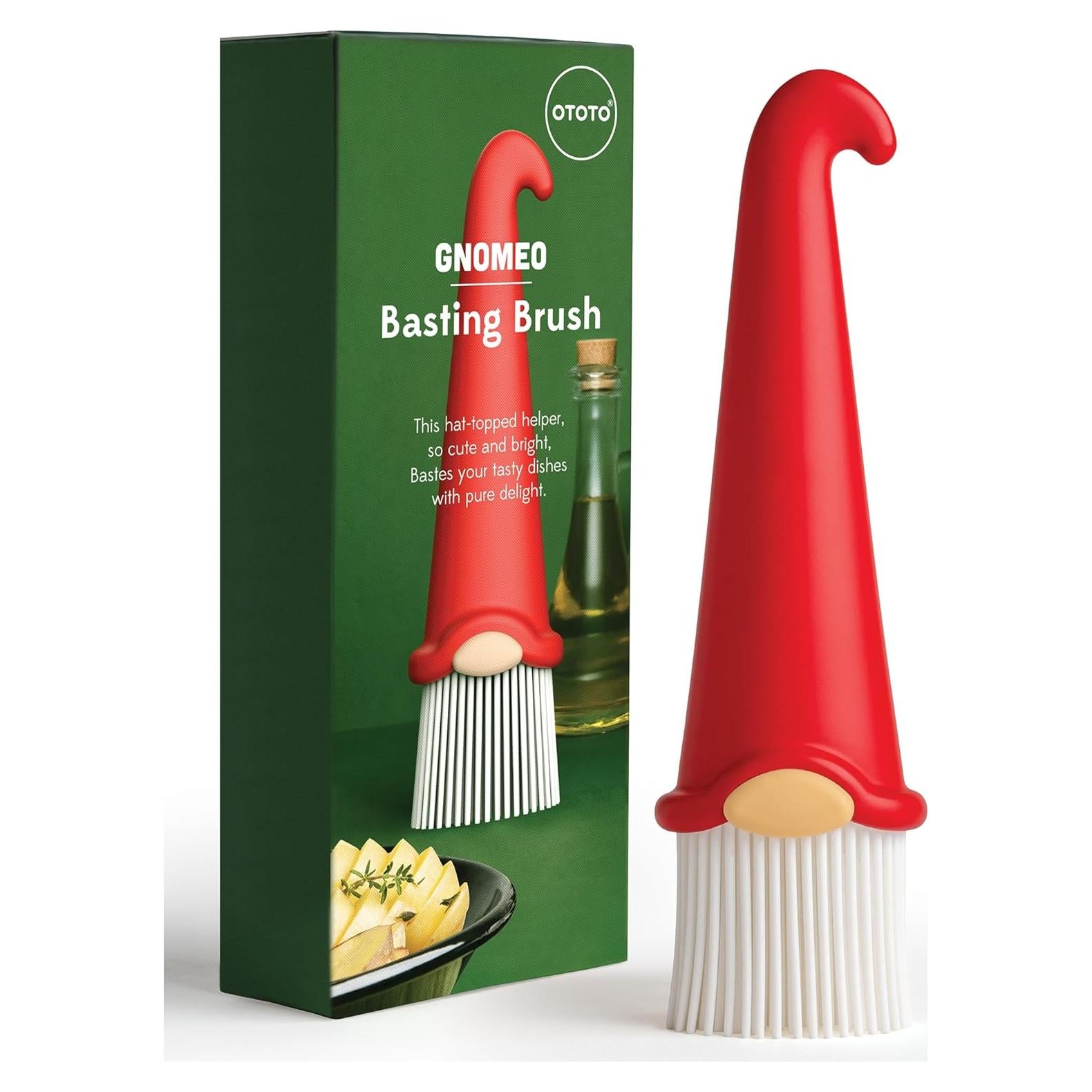 Brocha de Pastelería OTOTO Gnomeo - Silicona Rojo, 69.91g