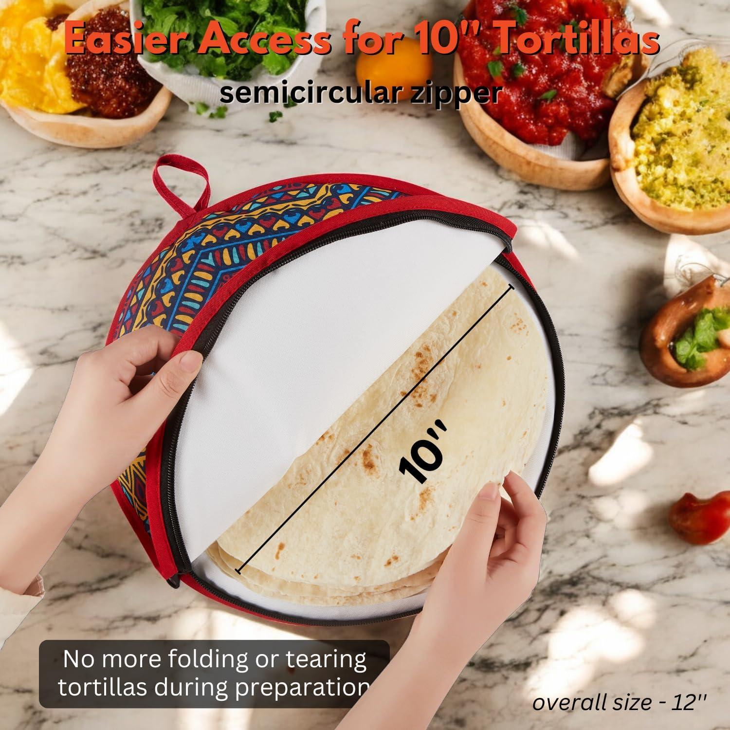 Bolsa Calentadora de Tortillas Woobud 30.48 cm Aislante Microondas