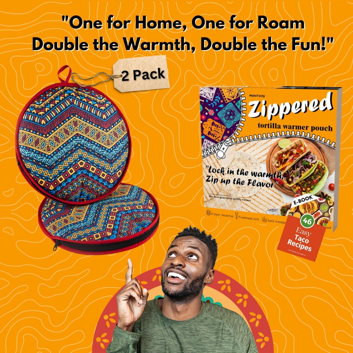 Bolsa Calentadora de Tortillas Woobud 30.48 cm Aislante Microondas