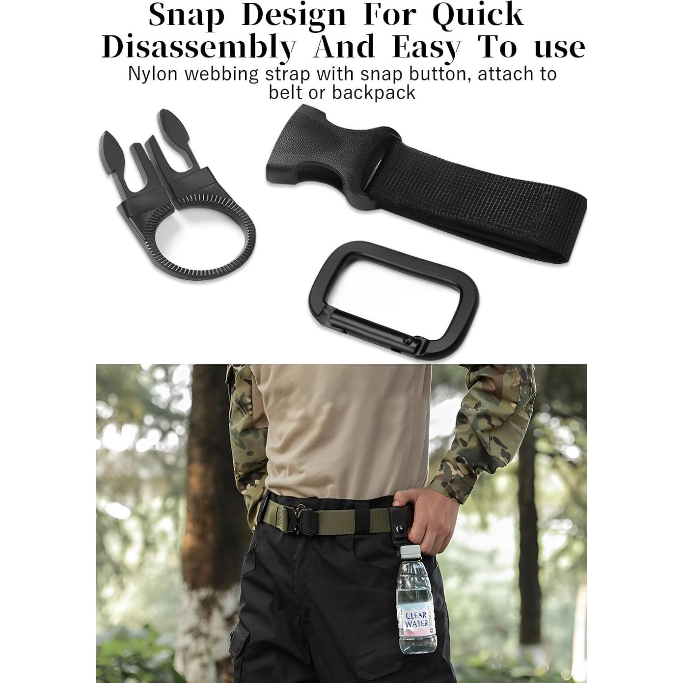 Clip de Hebilla Colgante ZXZone para Botella de Agua - 2 Piezas