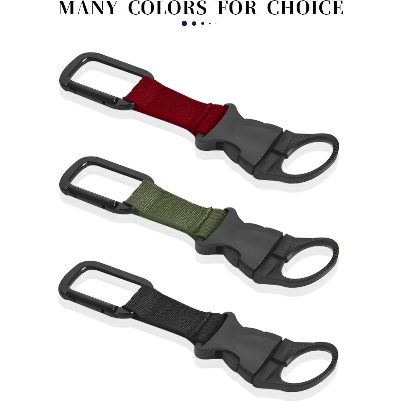 Clip de Hebilla Colgante ZXZone para Botella de Agua - 2 Piezas