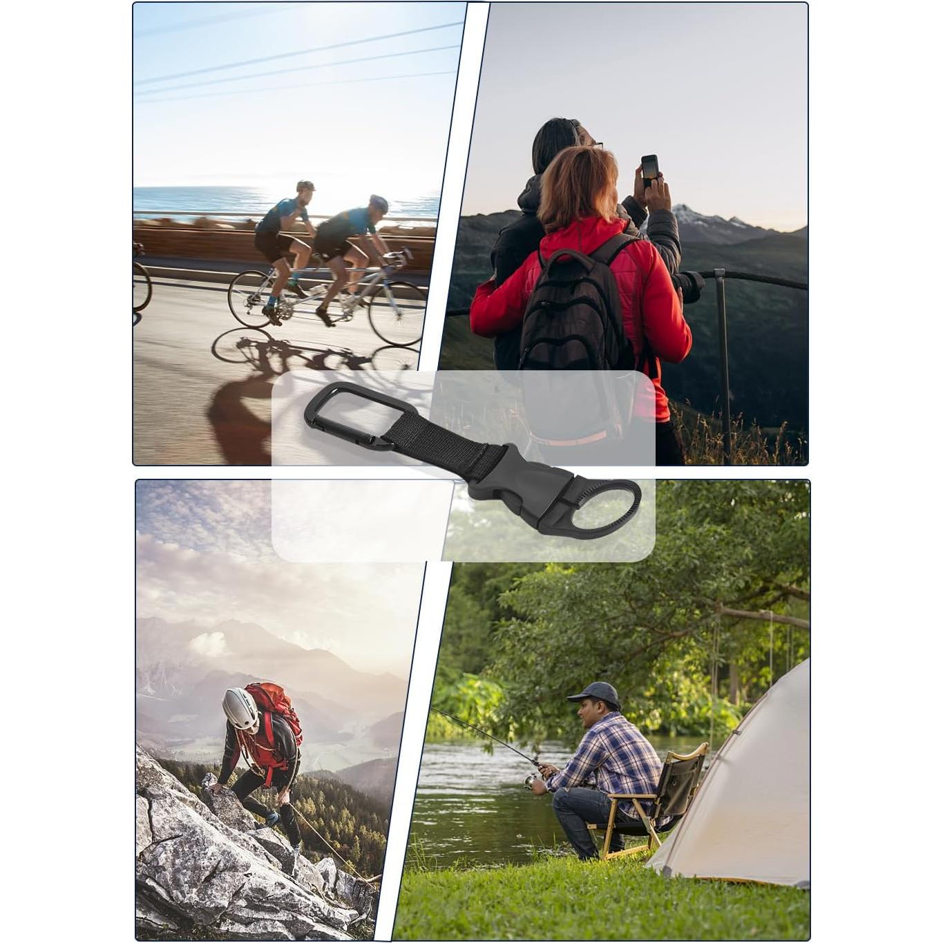 Clip de Hebilla Colgante ZXZone para Botella de Agua - 2 Piezas