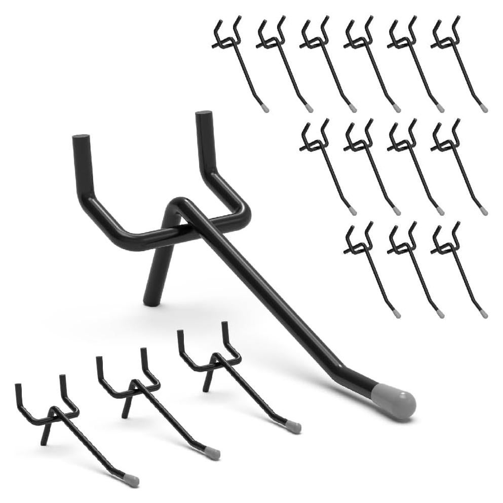 Ganchos para Tablero Perforado BFPeaky 5.08 cm 50PC Negro