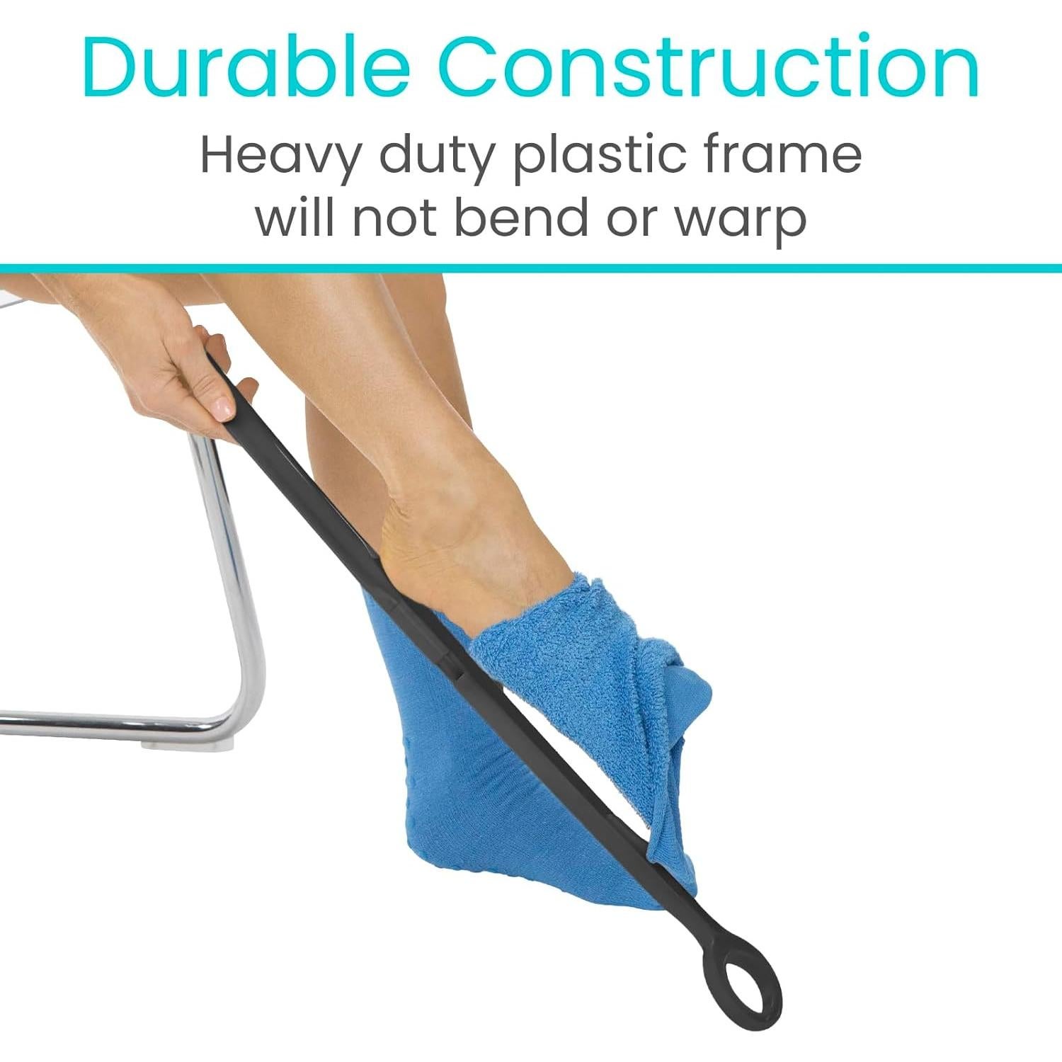 Calzador Largo Plegable Vive Health 58 cm con Mango Cómodo