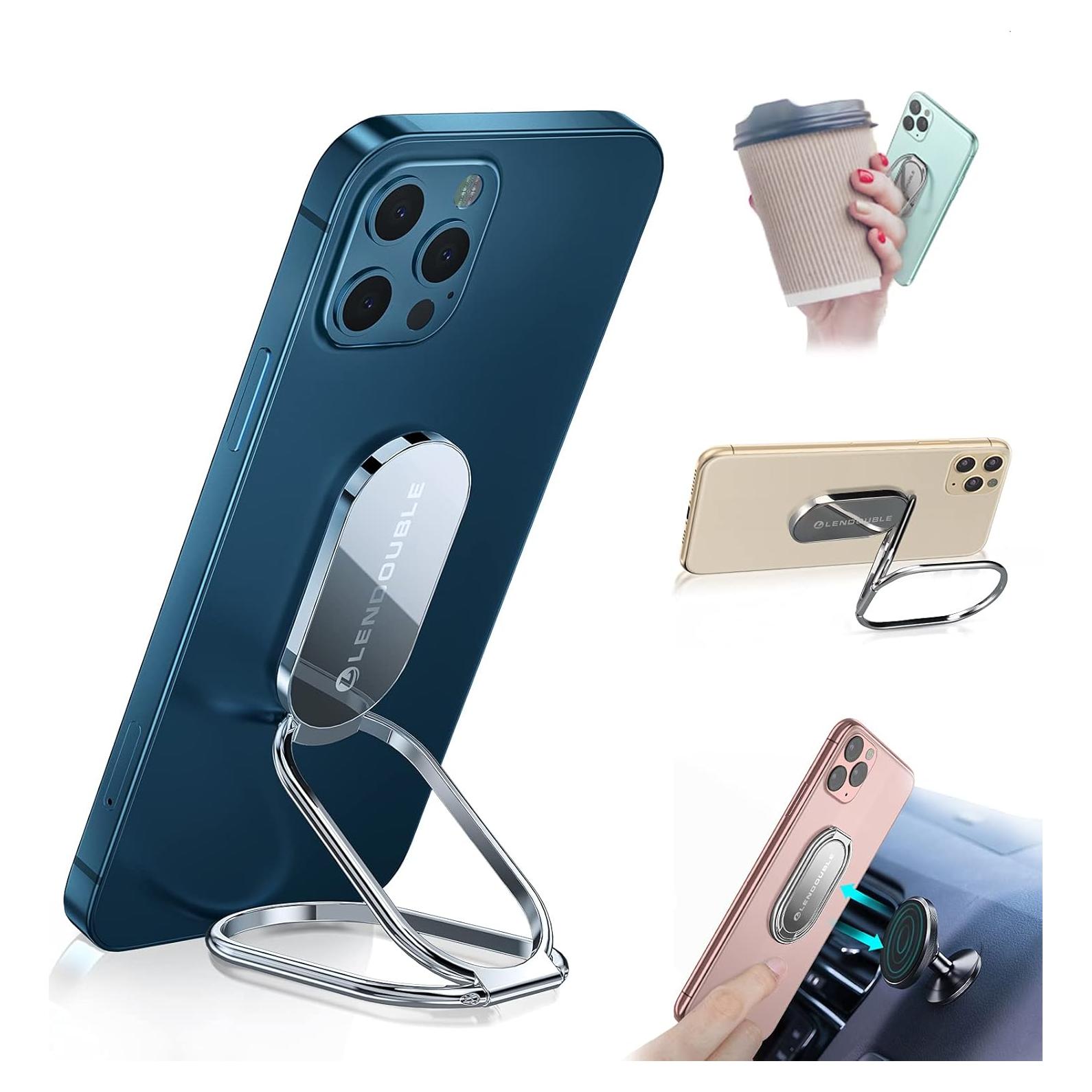 Soporte Plegable para Teléfono Lendouble Ajustable Plata