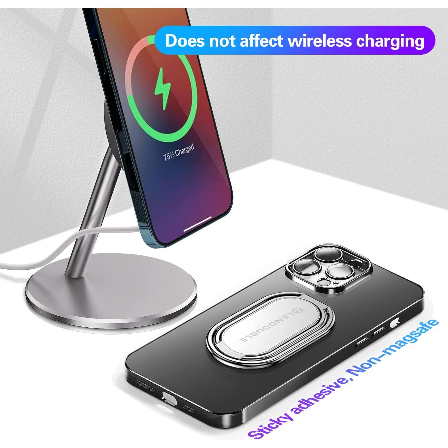 Soporte Plegable para Teléfono Lendouble Ajustable Plata