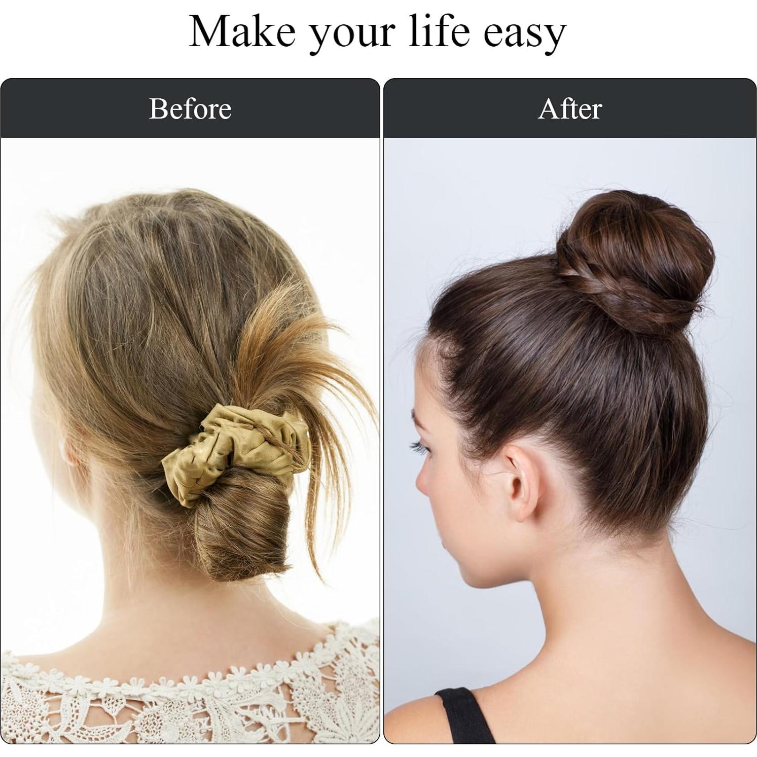 Kit de Hacedores de Moño HOFASON 6 Piezas Beige 9 cm