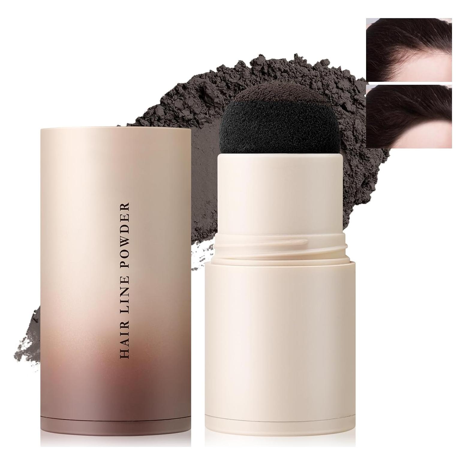 Barra de Polvo para Línea de Cabello Boobeen - Impermeable y Natural