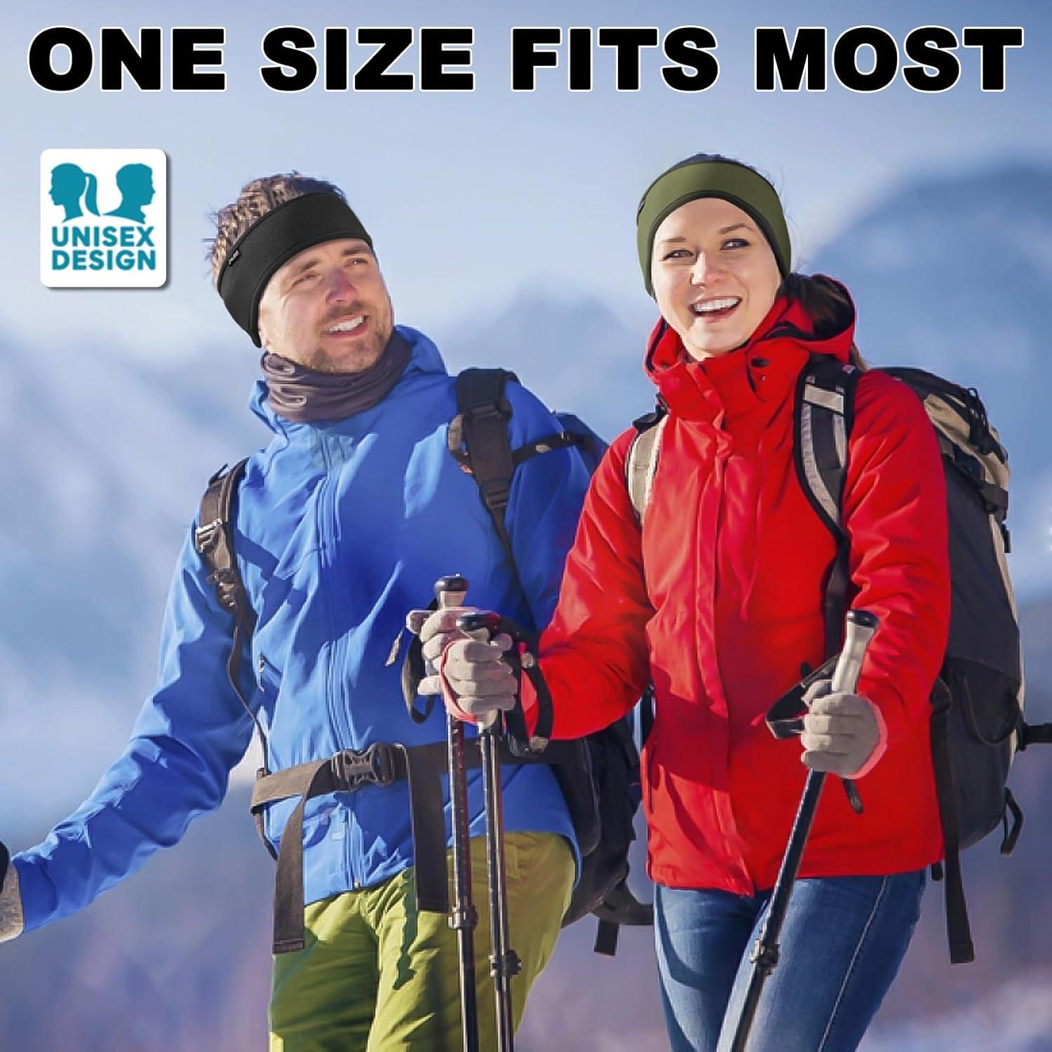 Banda Calentadora de Oídos Forro Polar Ejército Unisex