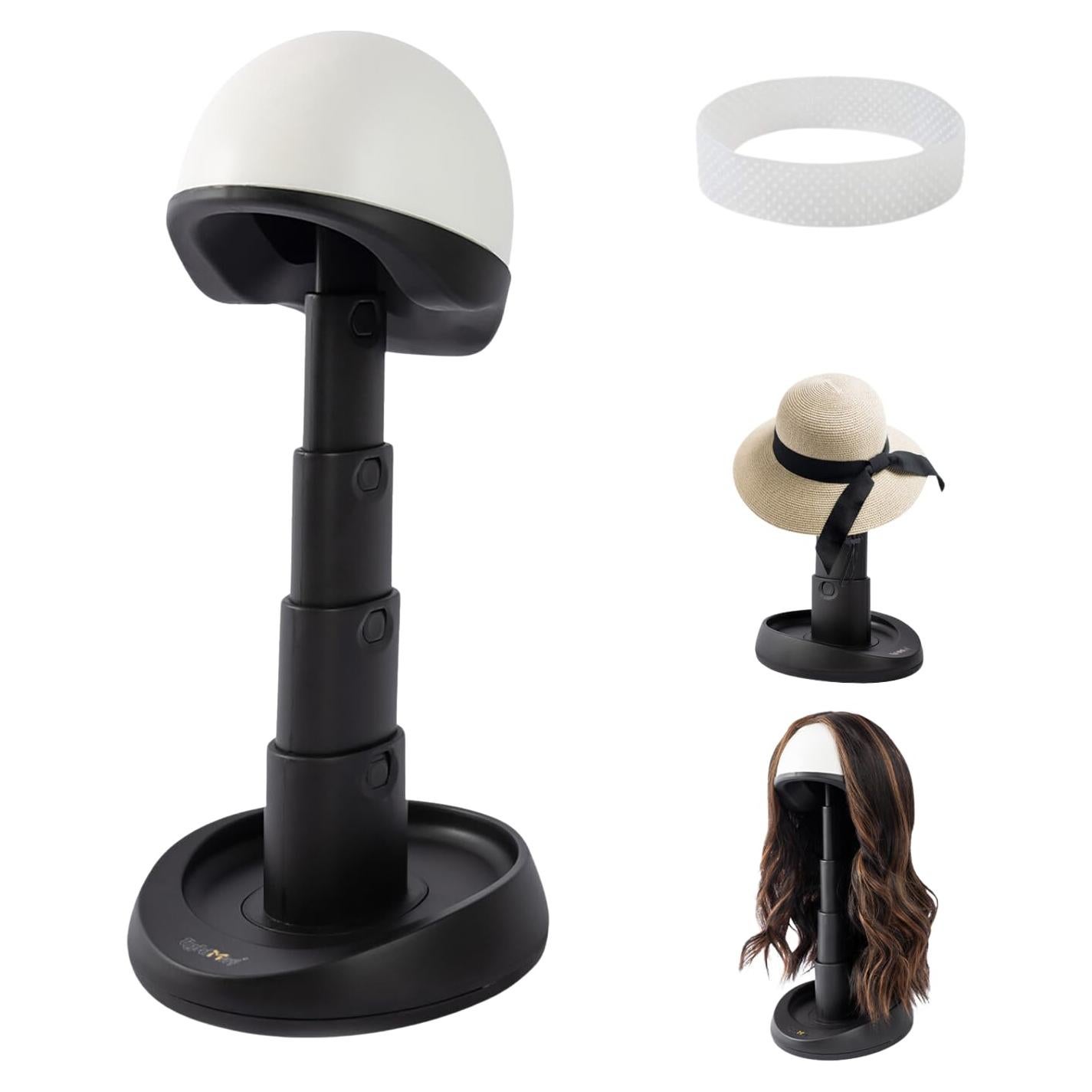 Soporte de Cabeza de Peluca Ajustable LightMay - Plegable y Compacto
