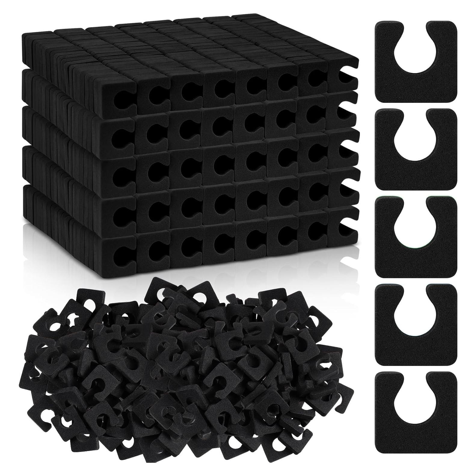 Separadores de Dedos para Pedicura Mumufy 1000 Pcs Espuma Negra