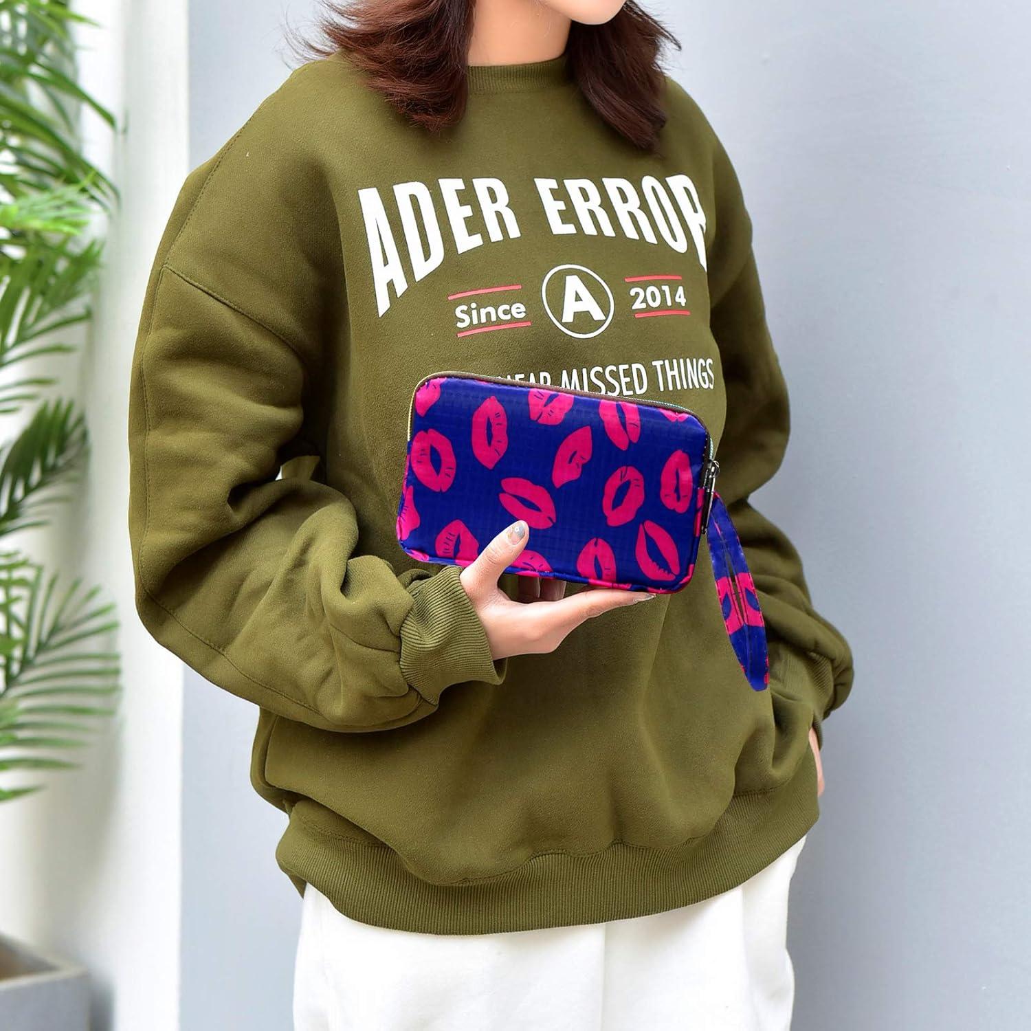 Cartera de Muñeca BIAOTIE Impermeable de Nylon 18x12cm