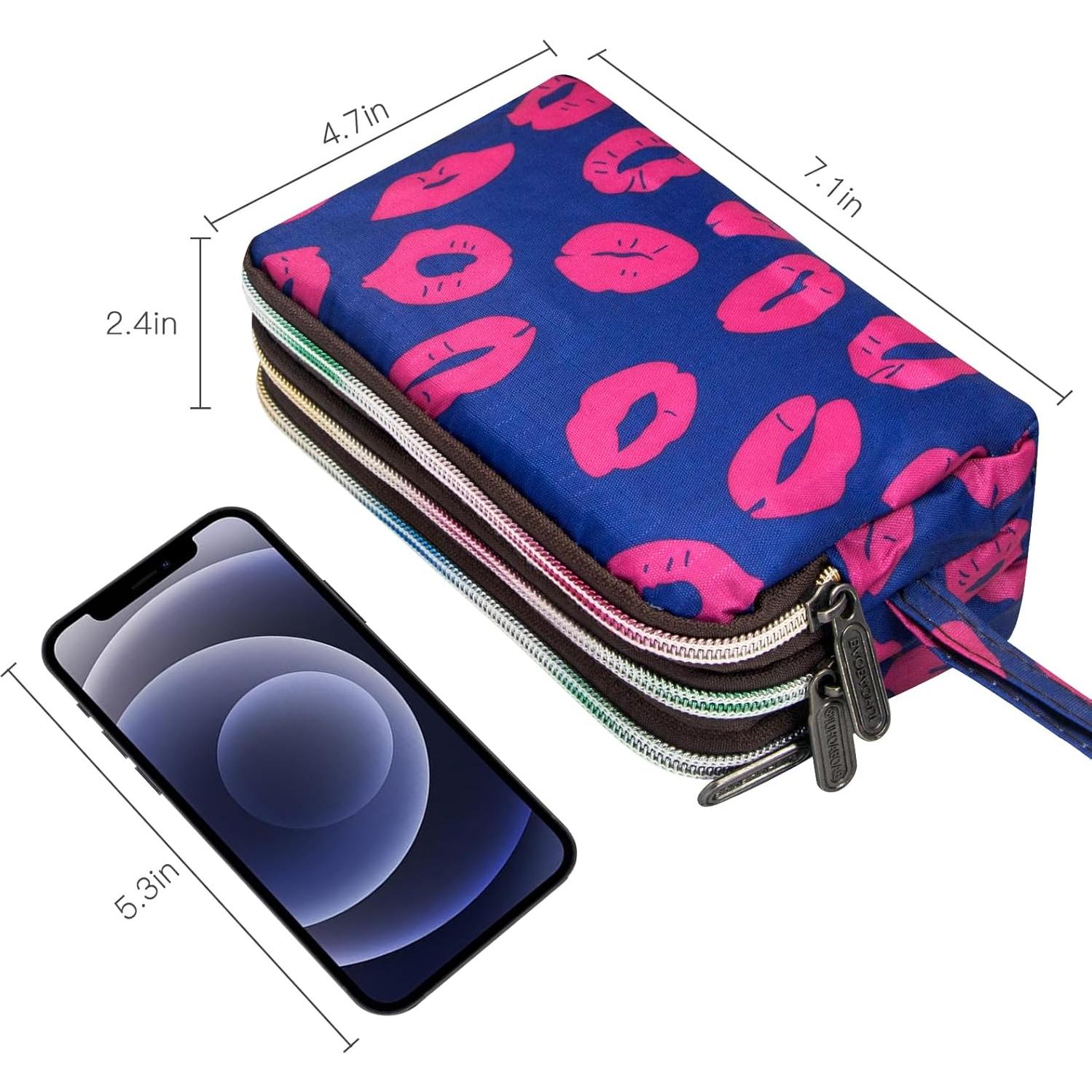 Cartera de Muñeca BIAOTIE Impermeable de Nylon 18x12cm