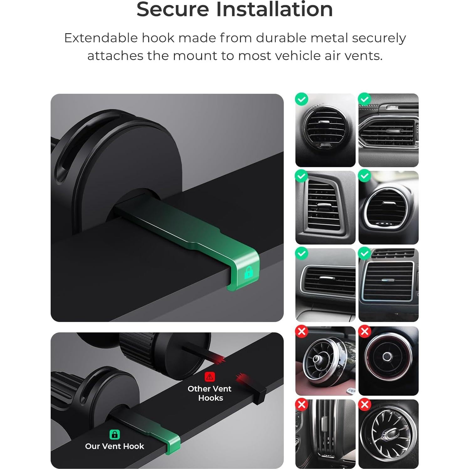 Soporte Magnético iOttie iTap 3 para Ventilación de Auto