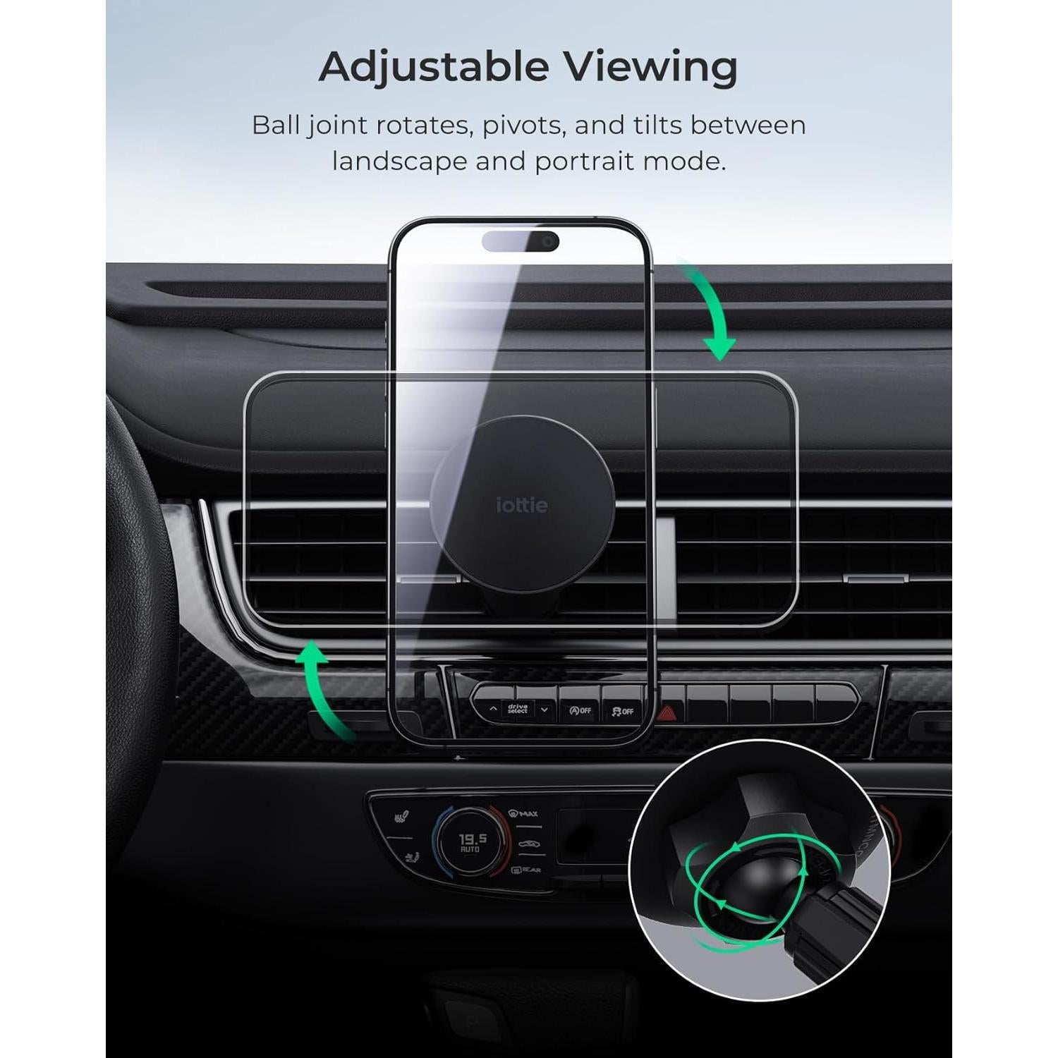 Soporte Magnético iOttie iTap 3 para Ventilación de Auto