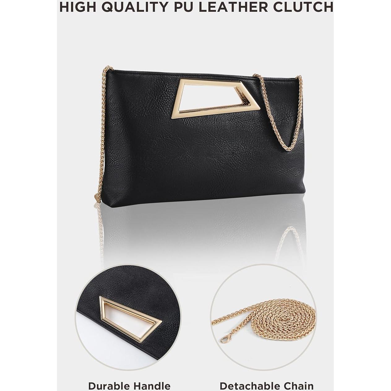 Bolso de Noche Coucoland para Mujeres - Cuero Vegano Brillante