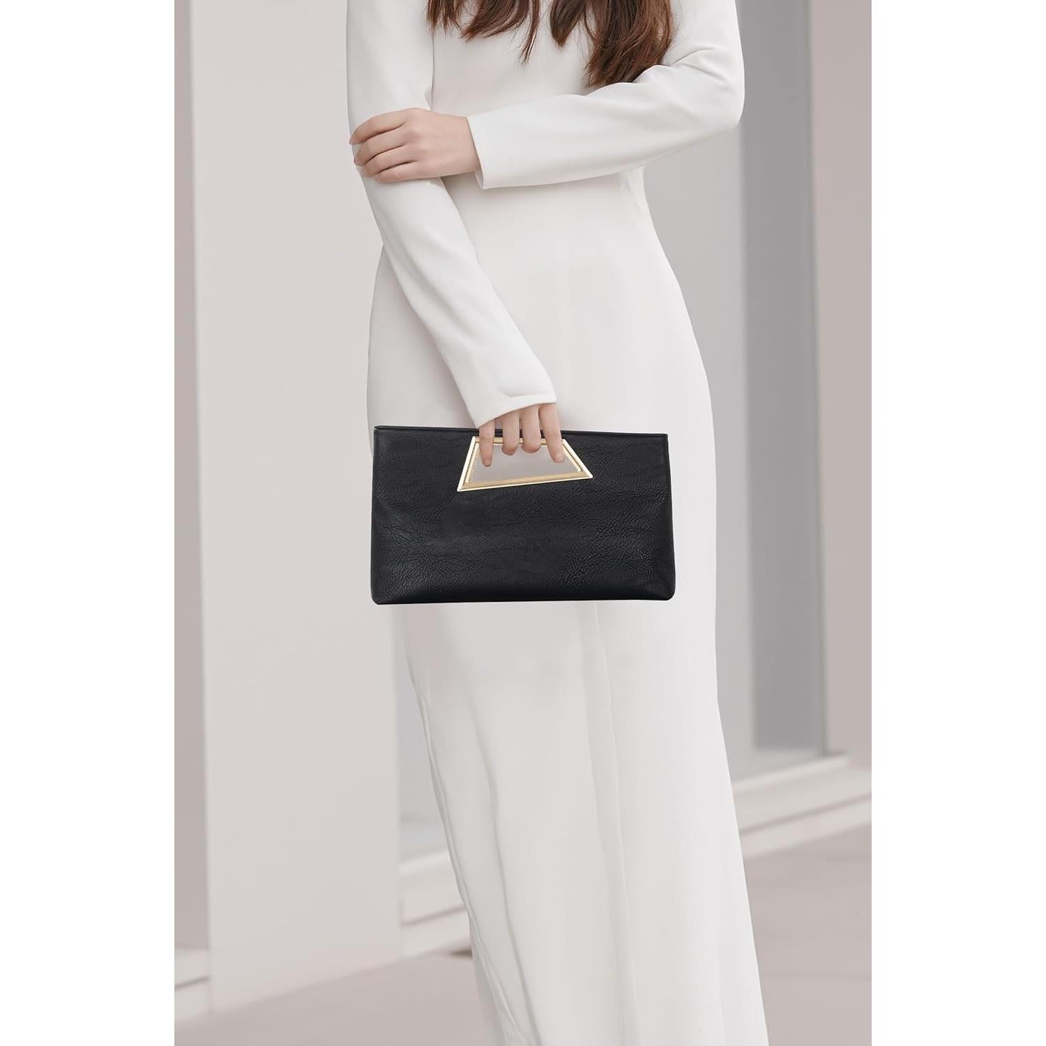 Bolso de Noche Coucoland para Mujeres - Cuero Vegano Brillante