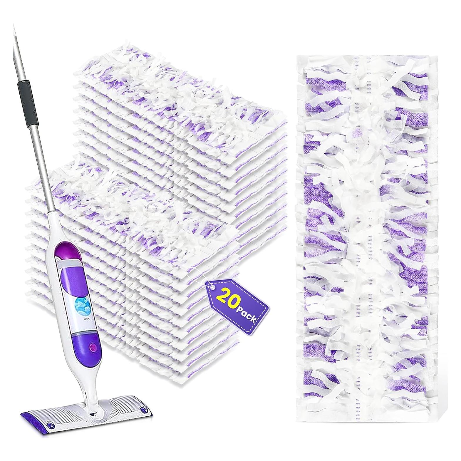 20 Almohadillas Desechables Bisenkud para Mopa Power Mop