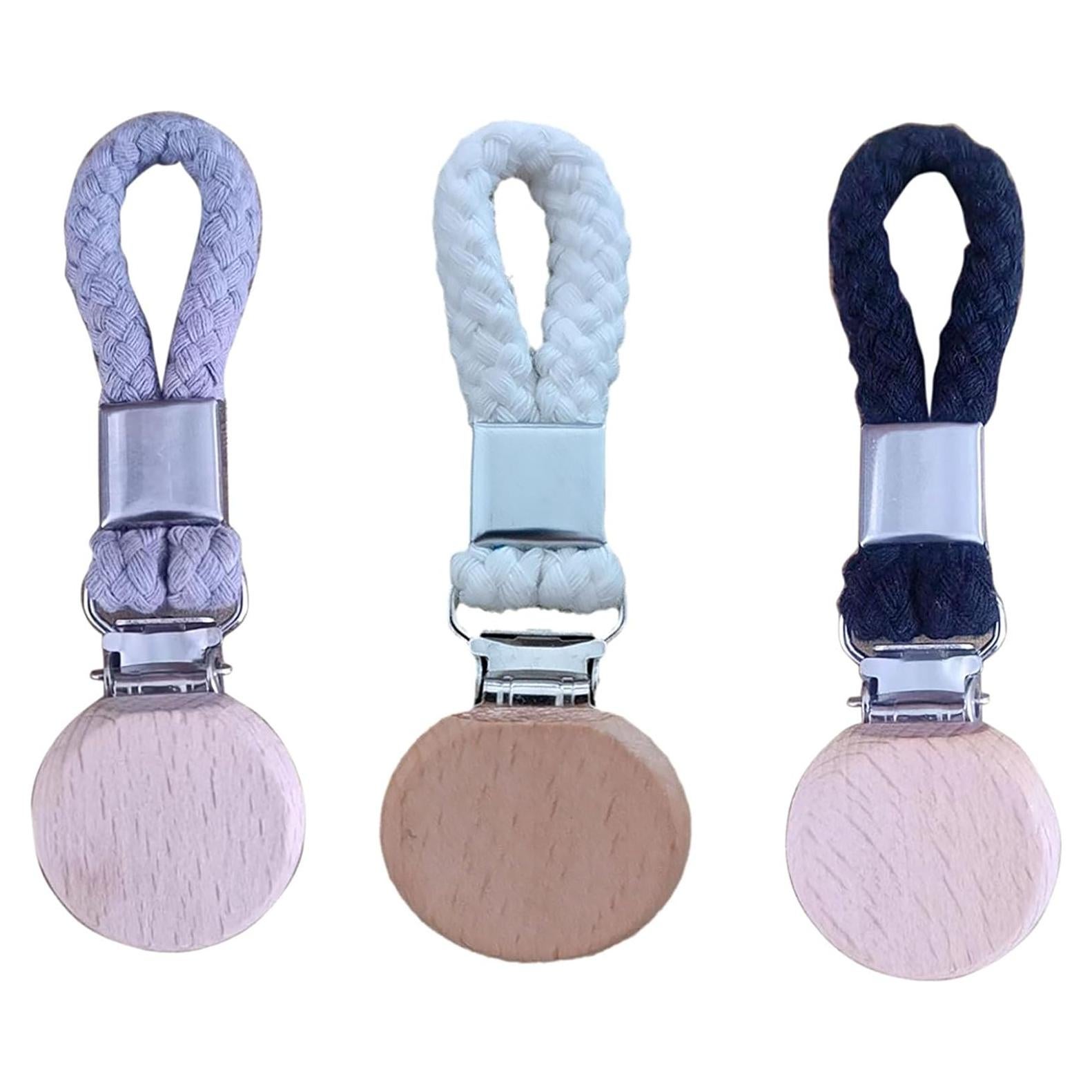 Clips Soporte Colgante YIKANGHENG para Toallas y Calcetines - 3 Pcs Blanco