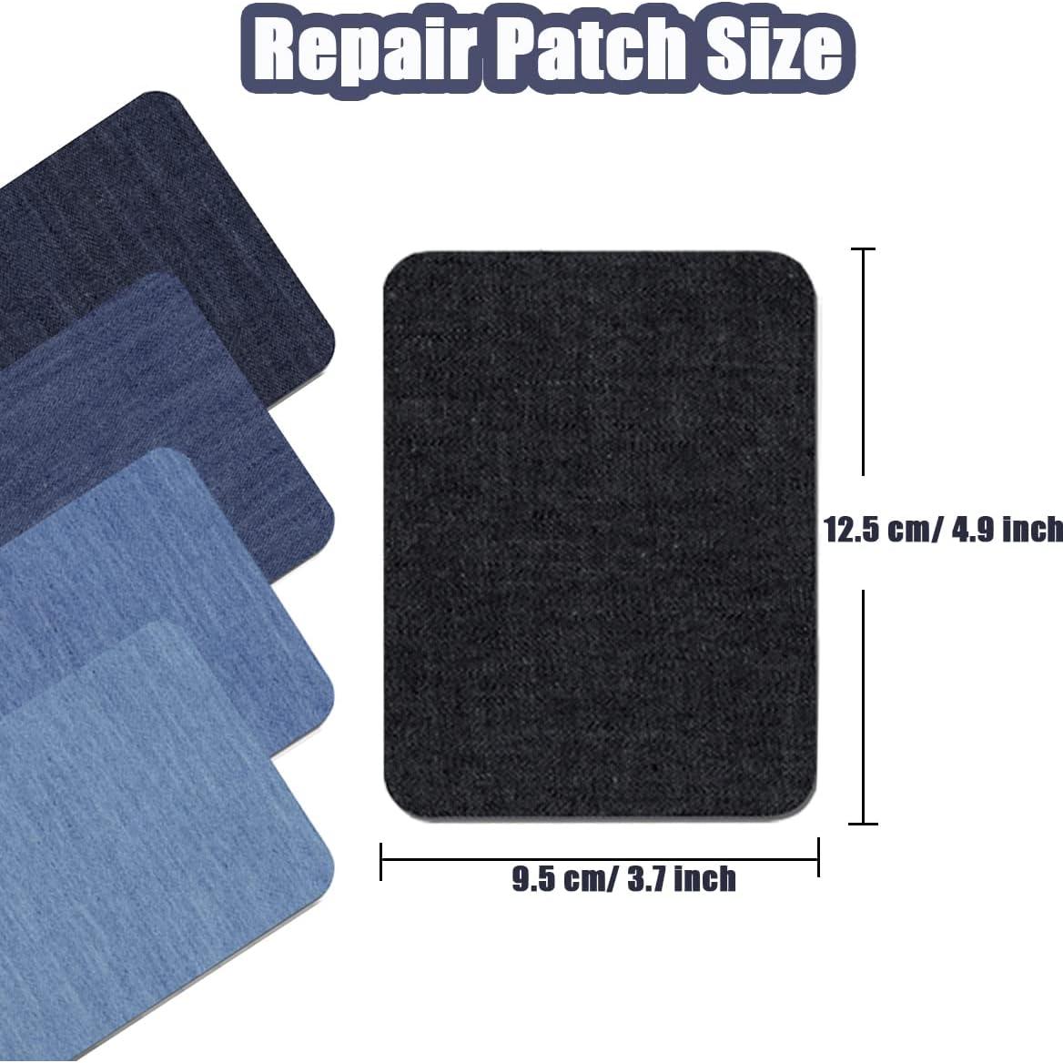 Paquete de 20 Parches de Denim Jremreo 9.5x12.5cm Variedad