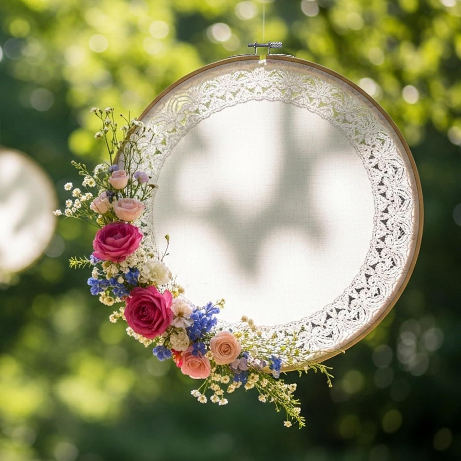 Aros de Bordado de Bambú Caydo 3 Piezas 15 cm con Tornillo