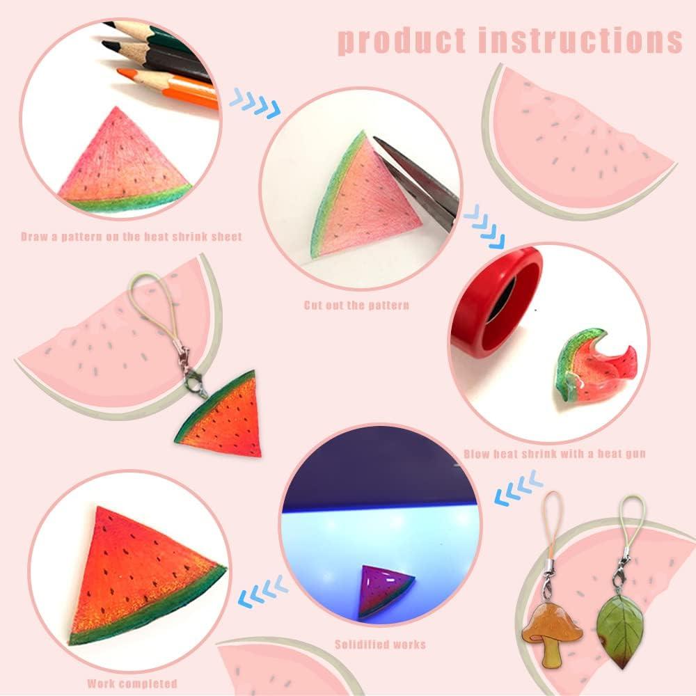 12 Hojas de Plástico Retráctil Yitexin 20x29cm Estilo A