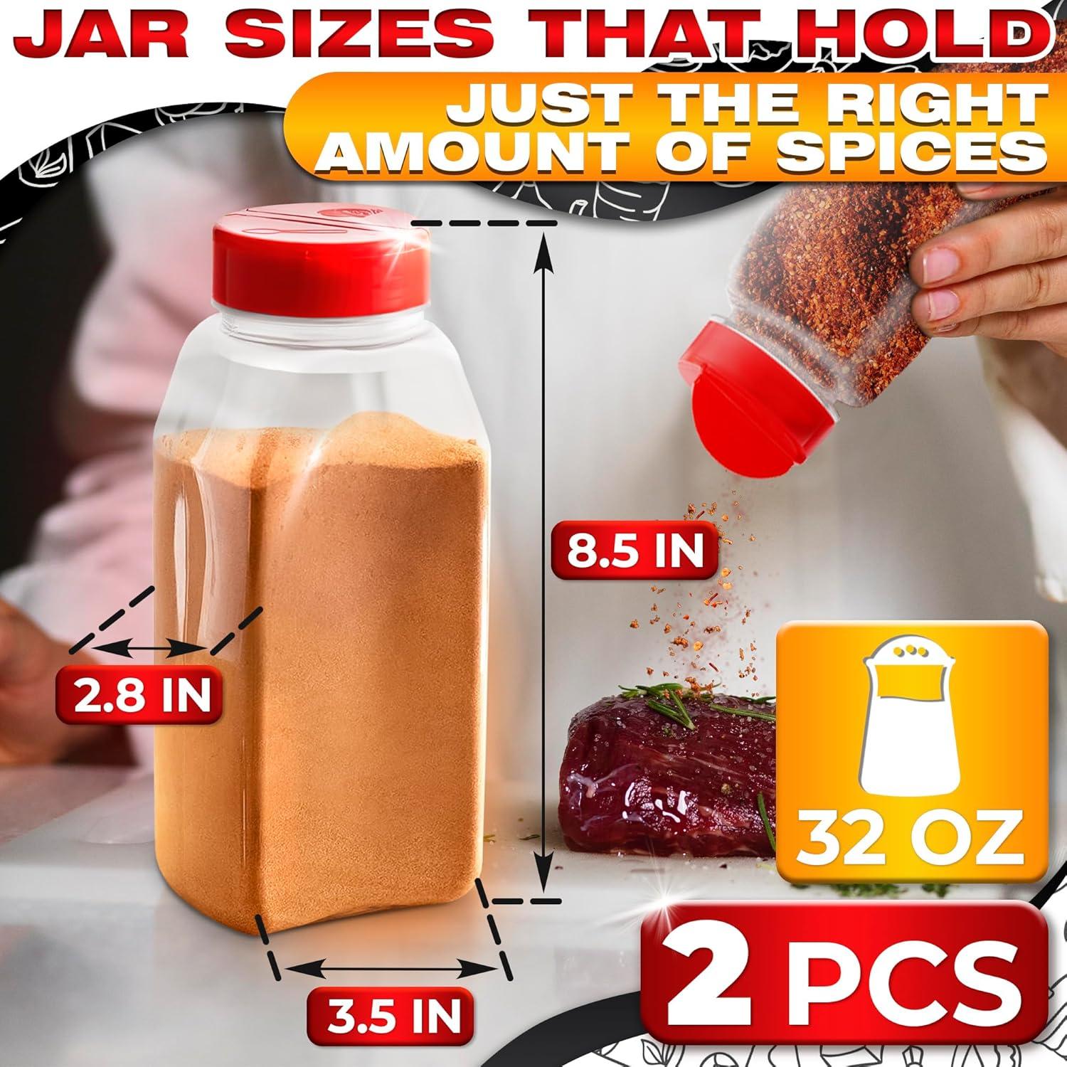 Contenedor de Especias Grande Busichka 0.91kg Transparente