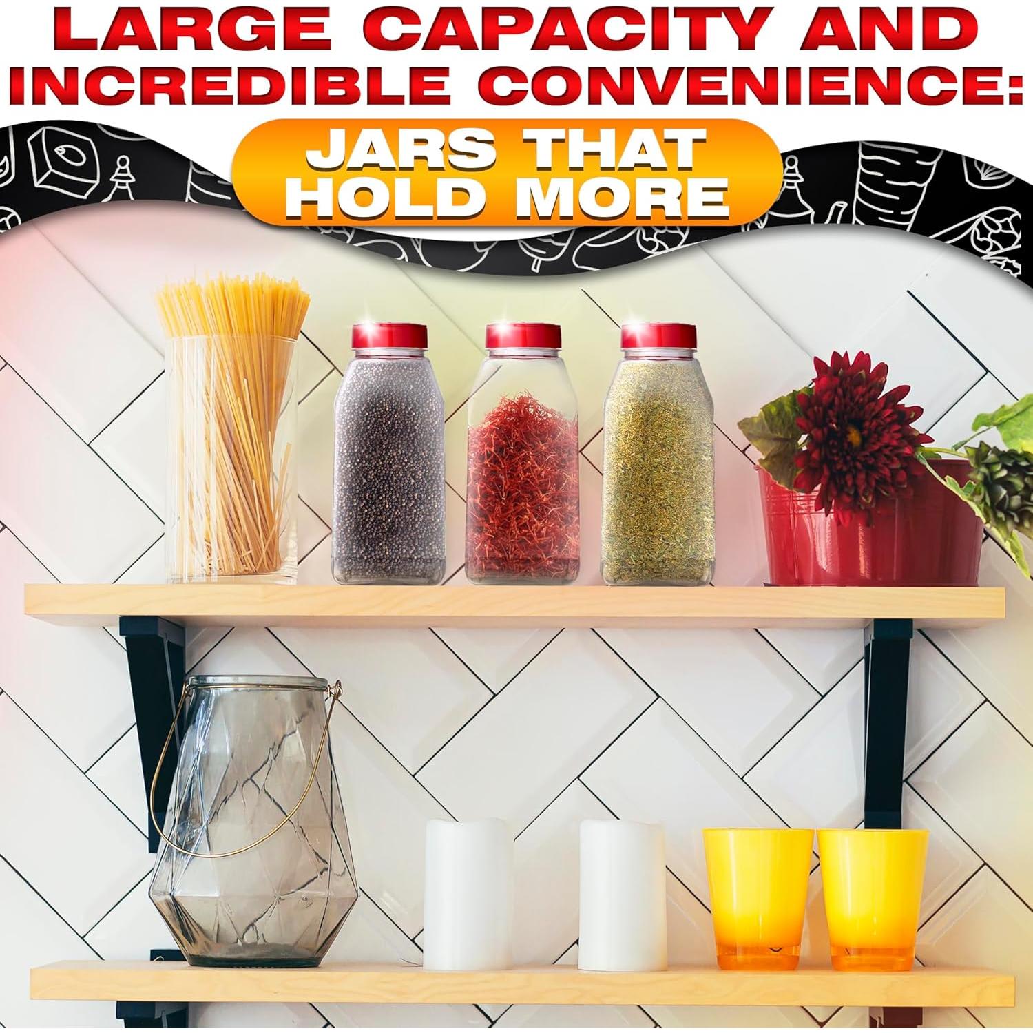 Contenedor de Especias Grande Busichka 0.91kg Transparente