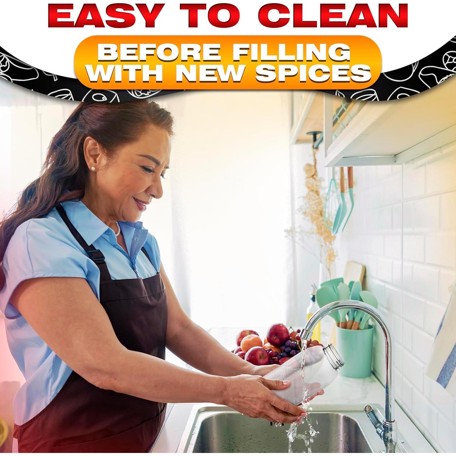 Contenedor de Especias Grande Busichka 0.91kg Transparente