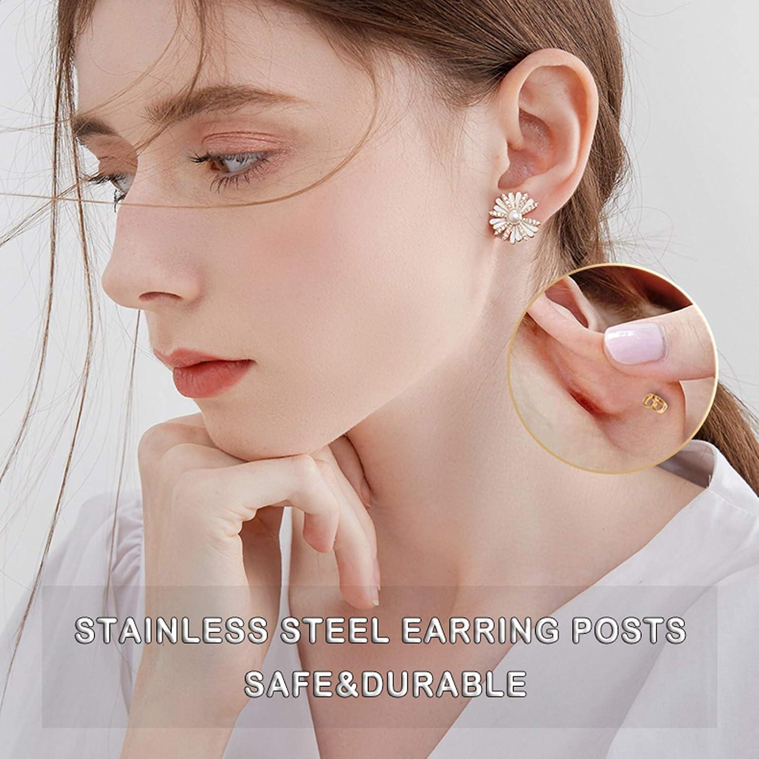 Kit 450 Piezas Aretes Hipoalergénicos Huucky Acero Inoxidable