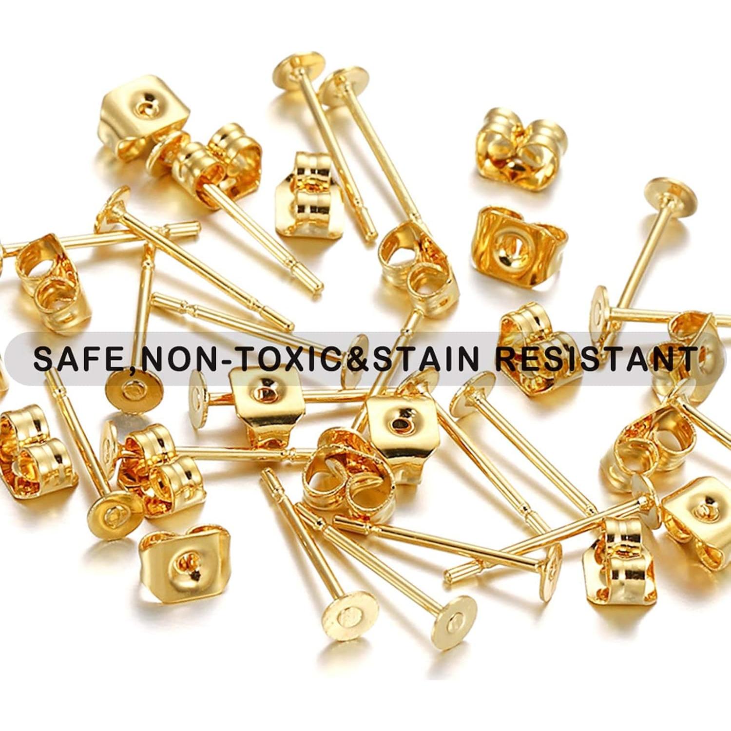 Kit 450 Piezas Aretes Hipoalergénicos Huucky Acero Inoxidable