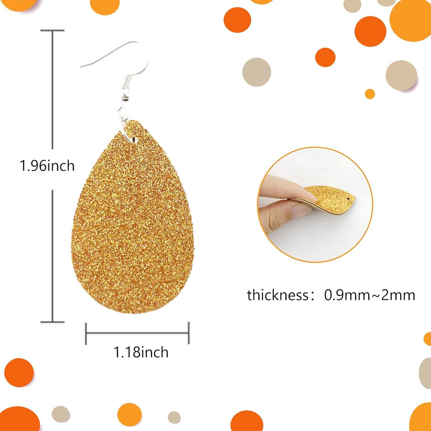 Kit de Fabricación de Pendientes AOUXSEEM 401 Piezas Cuero Sintético