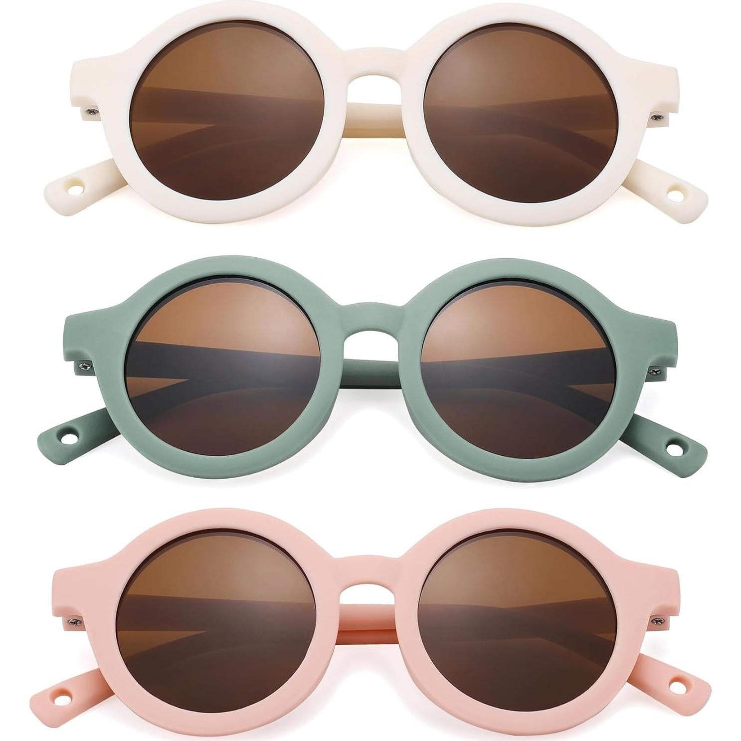 Gafas de sol polarizadas para bebés GLARDEFE con correa