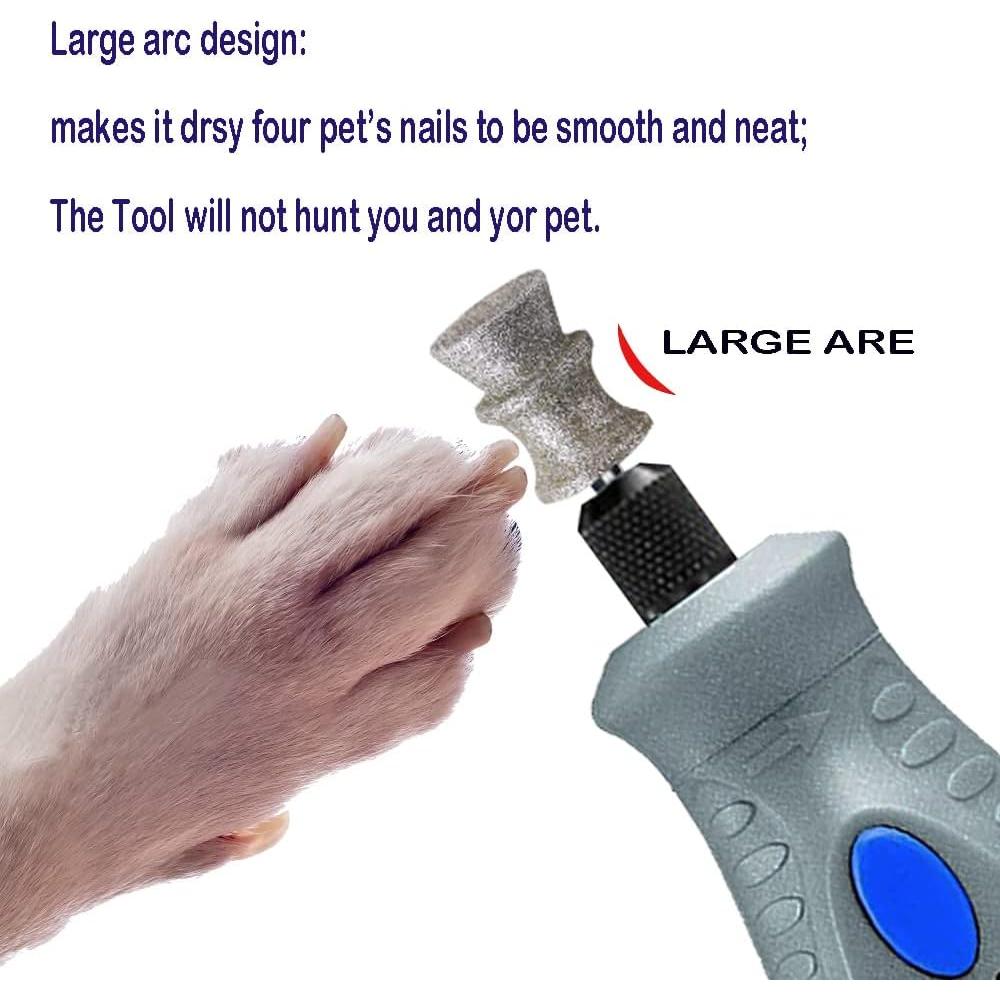 Puntas de Amoladora de Uñas de Perro Dremel Diamante 1/8"