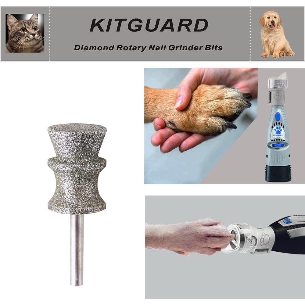 Puntas de Amoladora de Uñas de Perro Dremel Diamante 1/8"